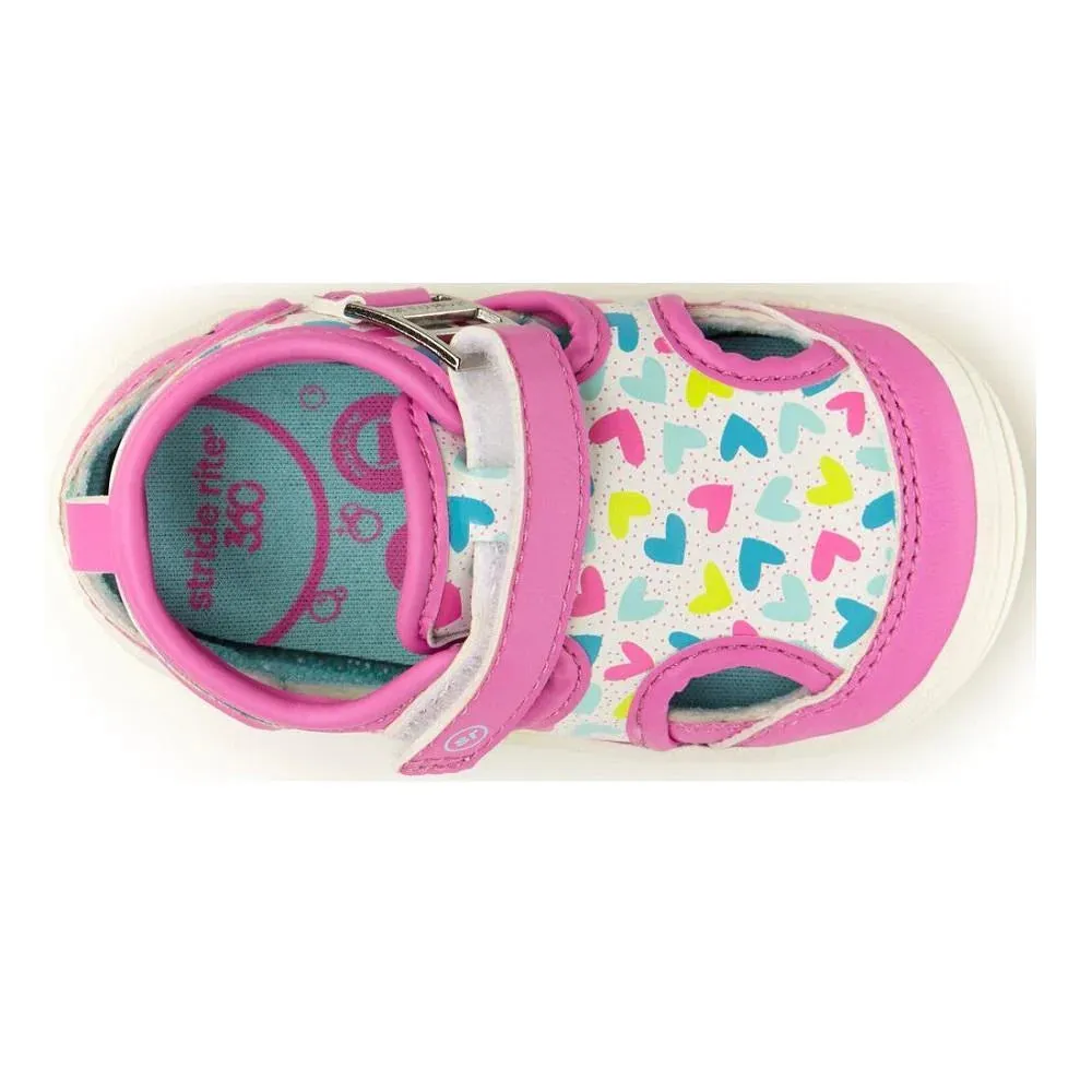 Stride Rite Baby Girls Wave Sneaker Sandal - Pink Multi