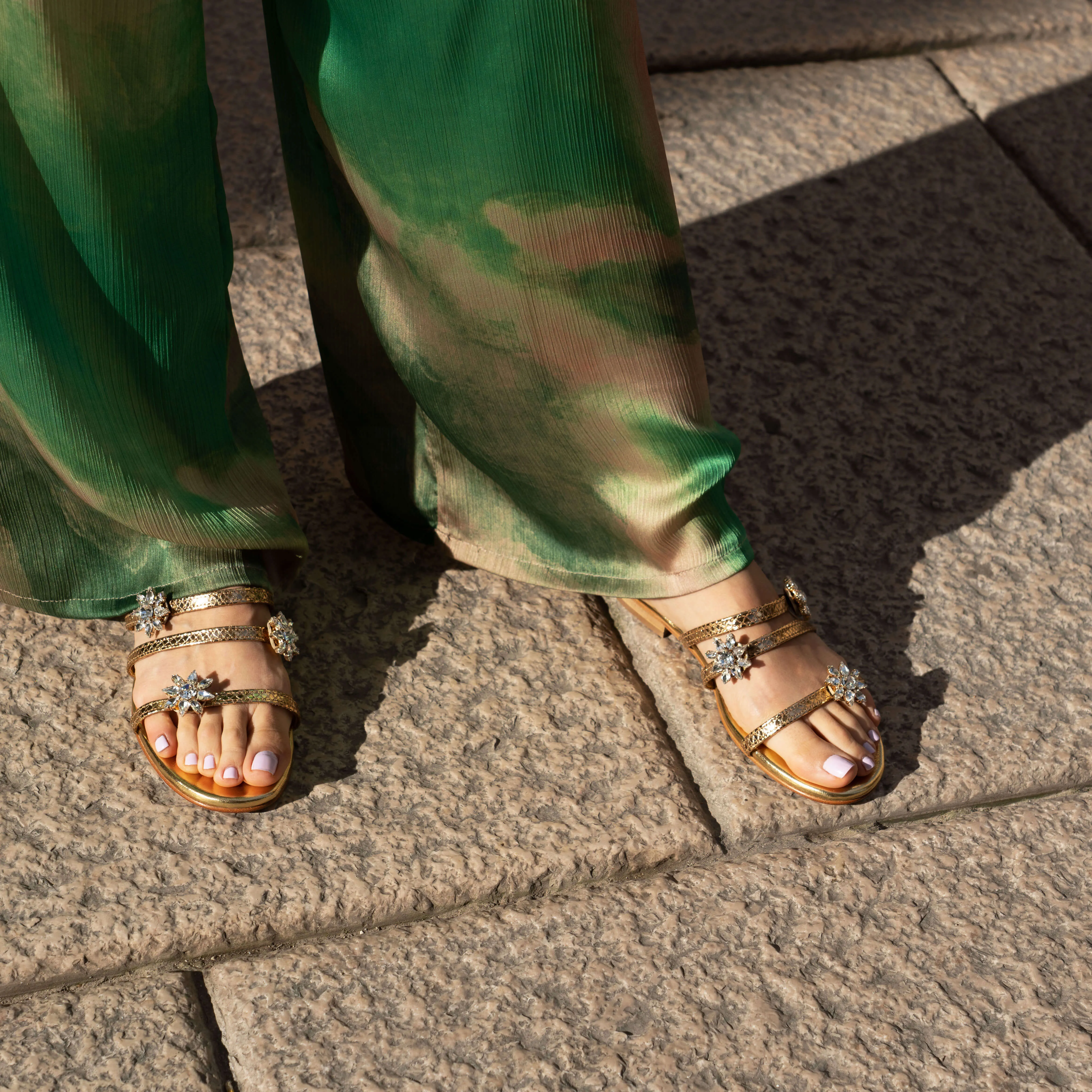 Supernova Gold Sandals