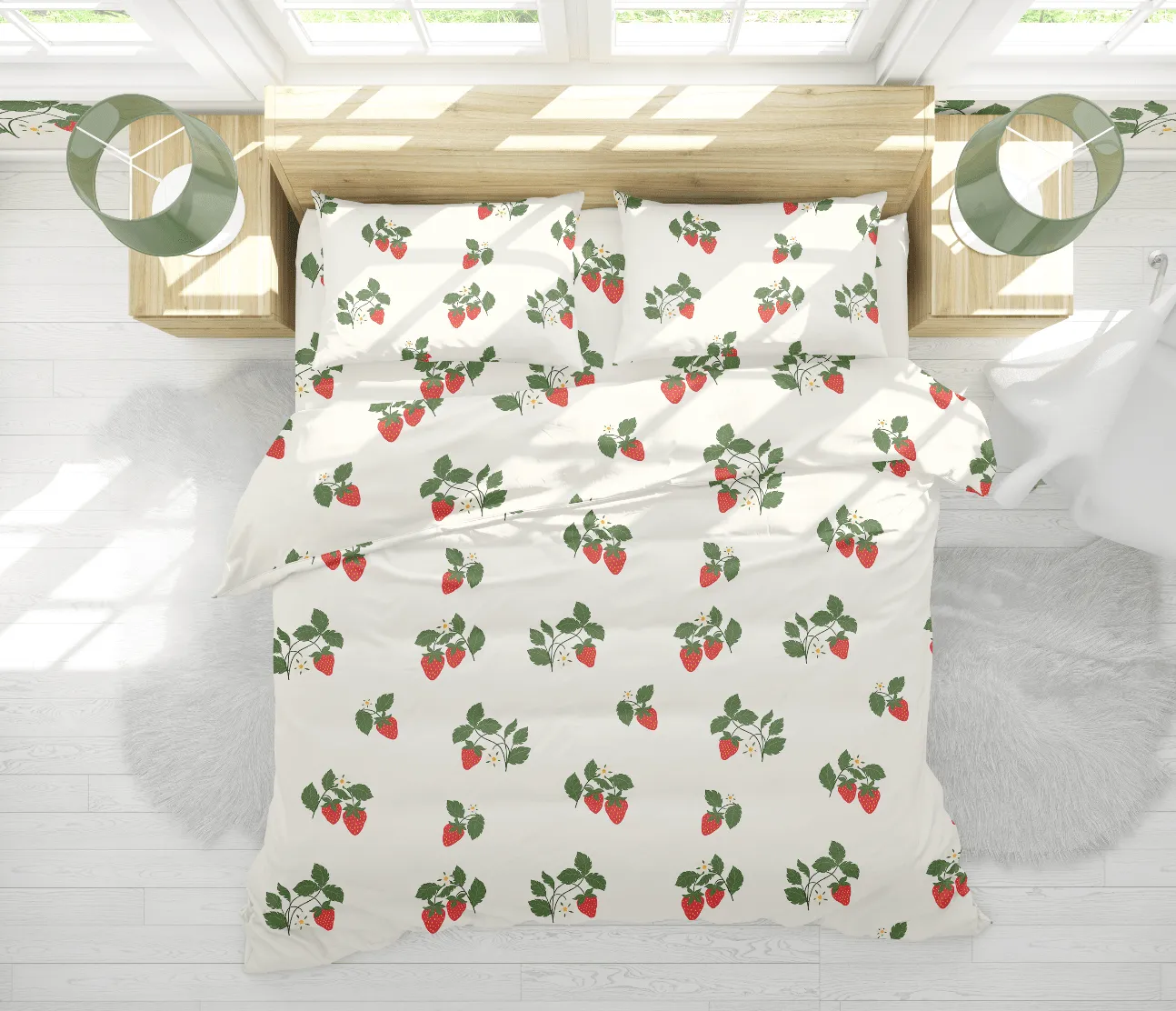 SWEET JANE DUVET IN STRAWBERRY
