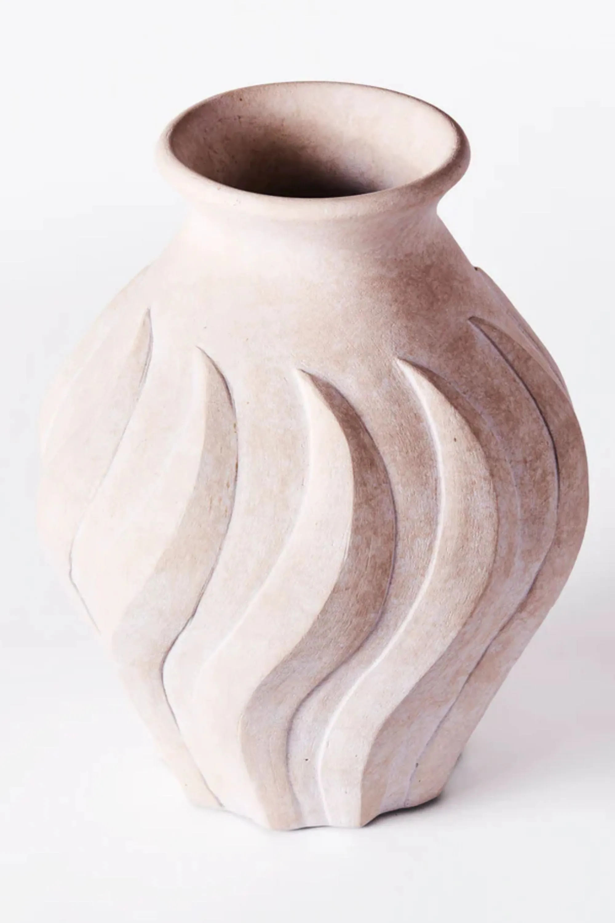 Swirl Vase White | Dusty Deco