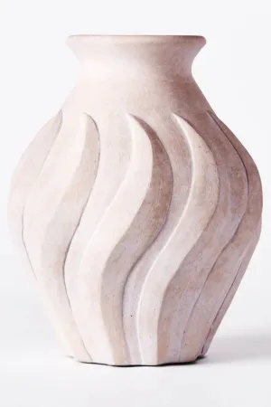 Swirl Vase White | Dusty Deco