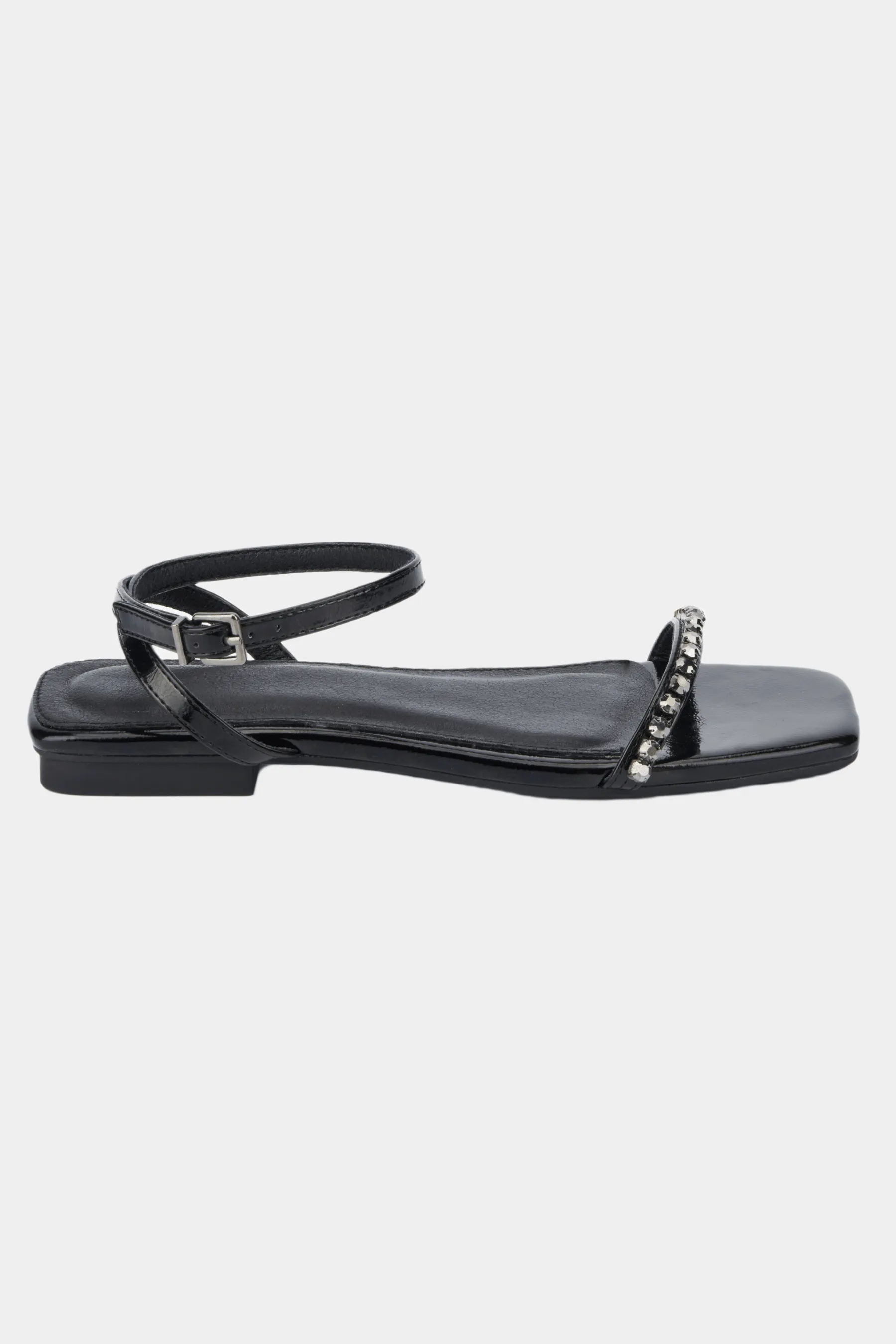 Tamryn Gem Ankle Wrap Flat Sandal
