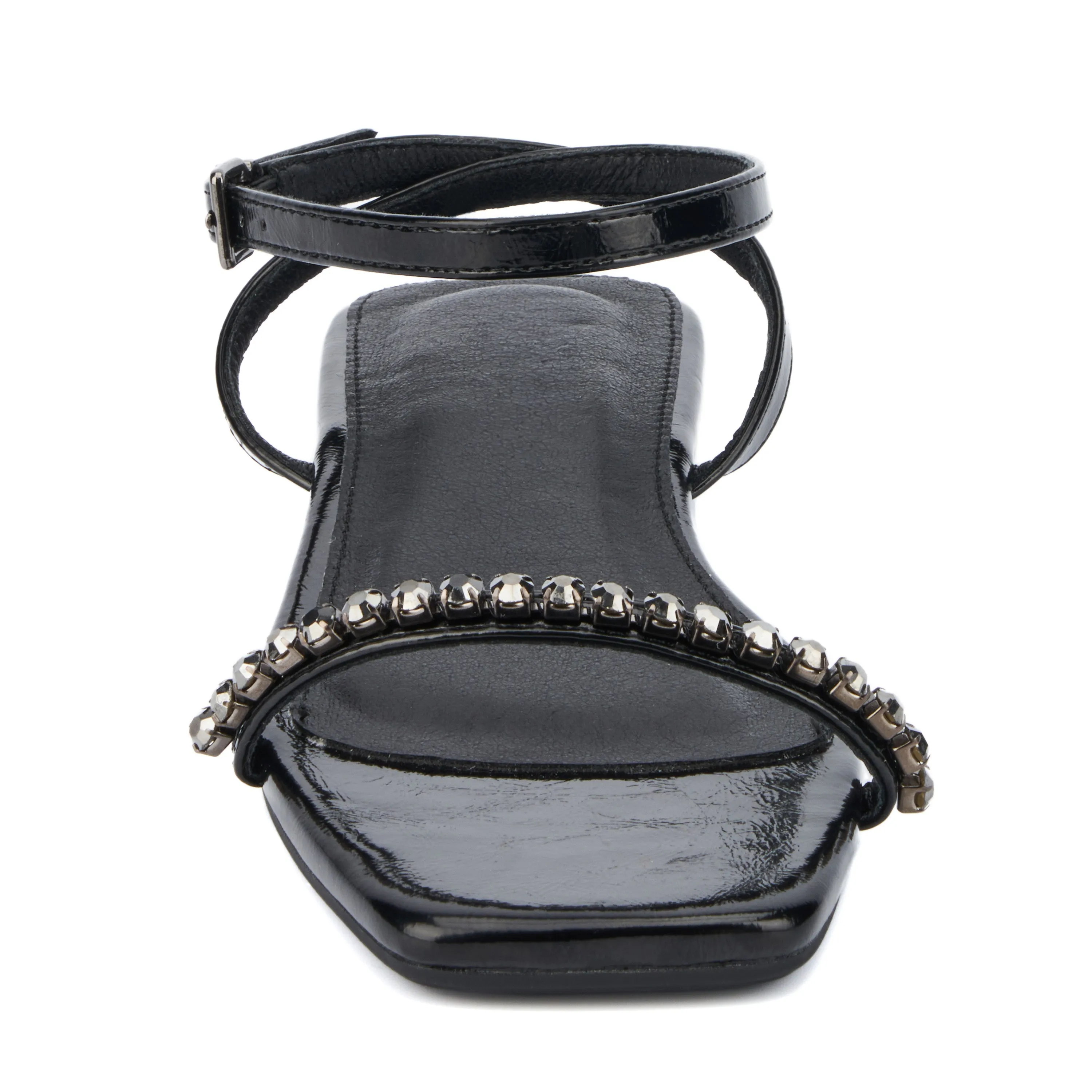 Tamryn Gem Ankle Wrap Flat Sandal