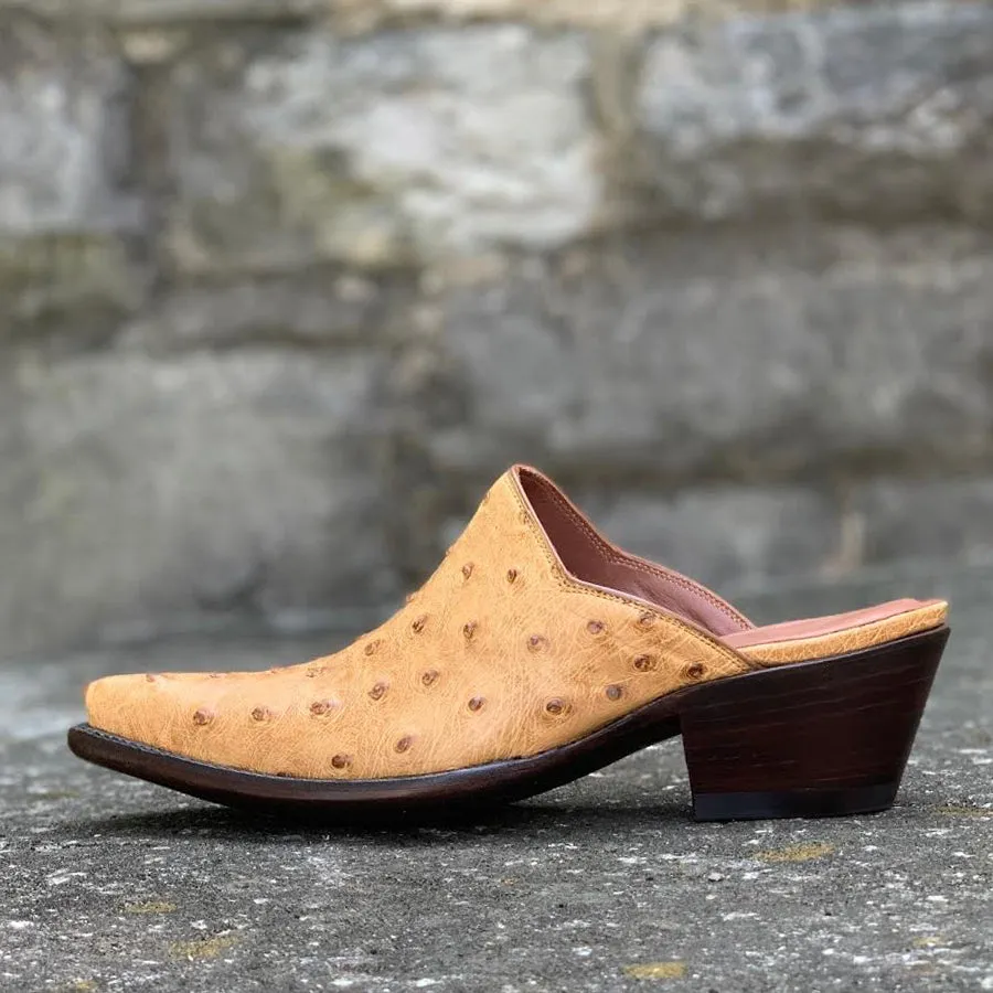 Tan Leather Slide