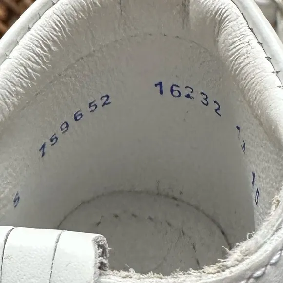 TAPS By Kinder White Leather Vintage Baby Scallop Mary Jane Toddler Shoe Size 5
