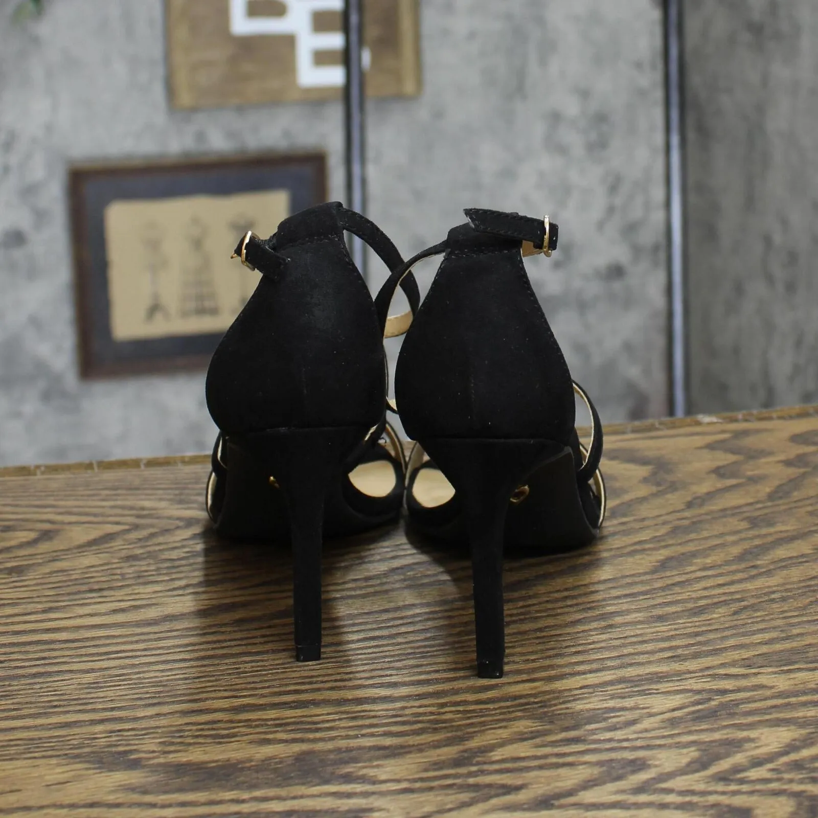 Thalia Sodi Womens Darria Strappy Sandals J1539C-7TH Black 6.5M