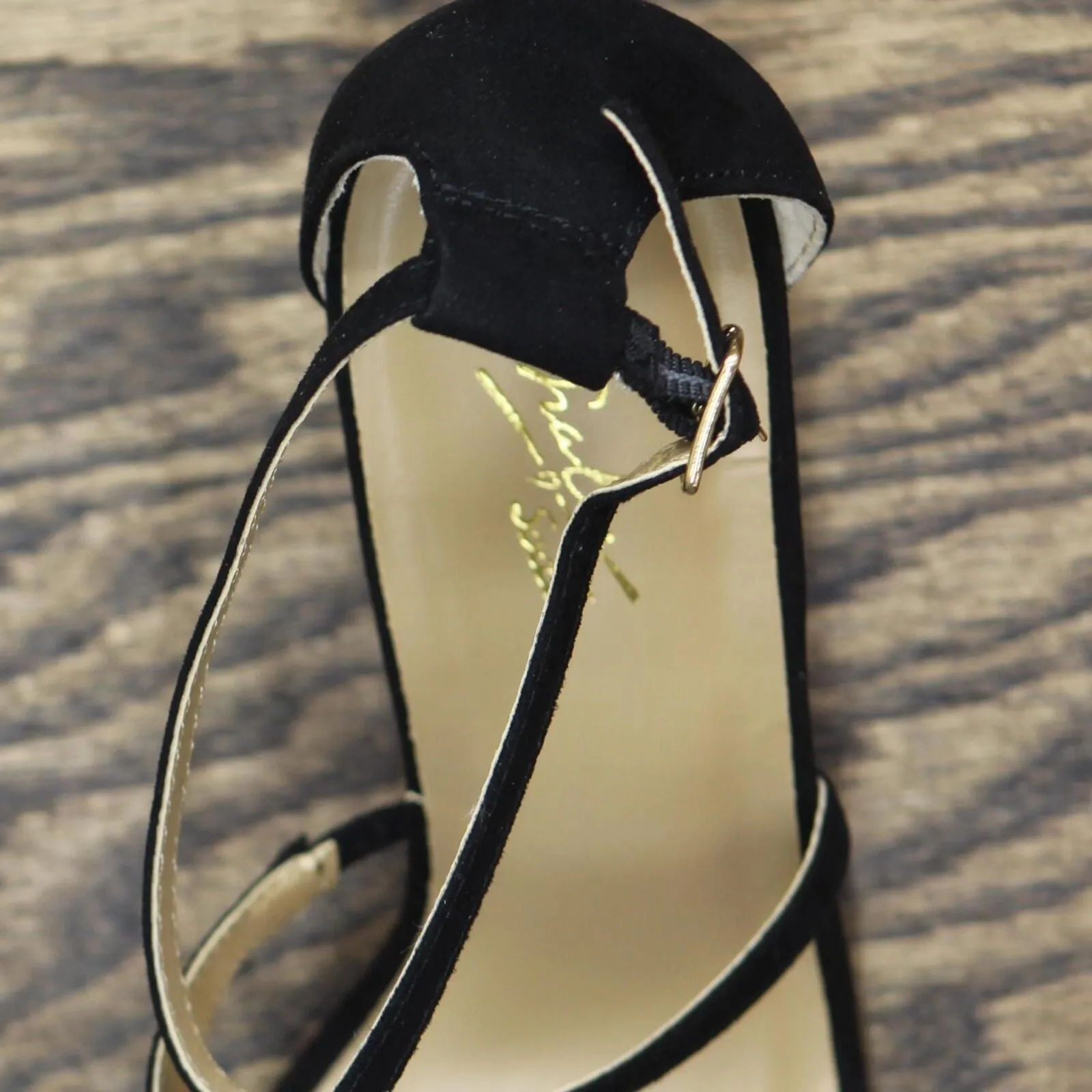 Thalia Sodi Womens Darria Strappy Sandals J1539C-7TH Black 6.5M