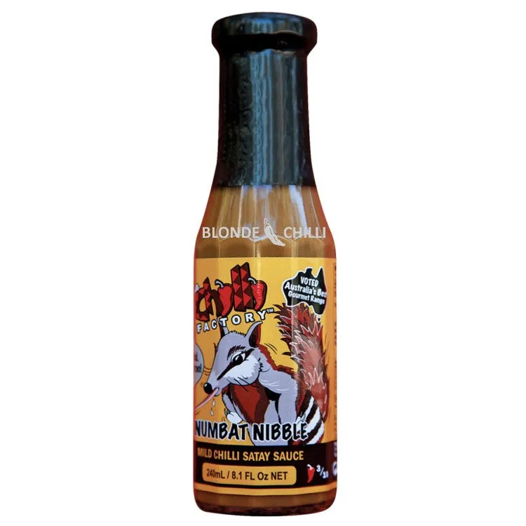 The Chilli Factory | Numbat Nibble Mild Chilli Satay Sauce
