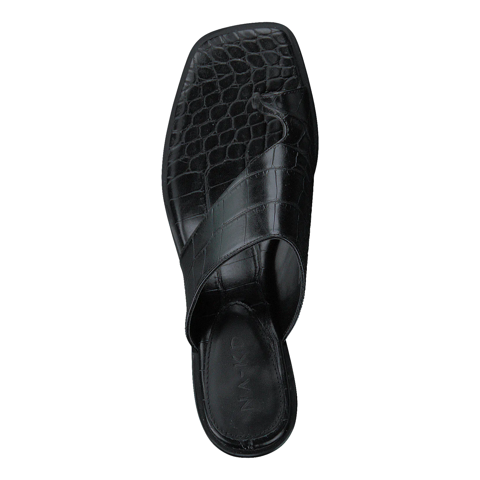 Toe Ring Mules Black