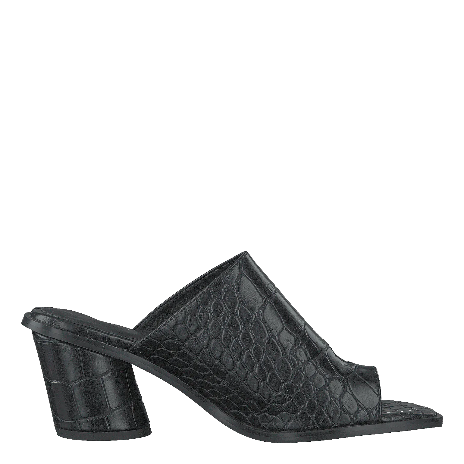 Toe Ring Mules Black