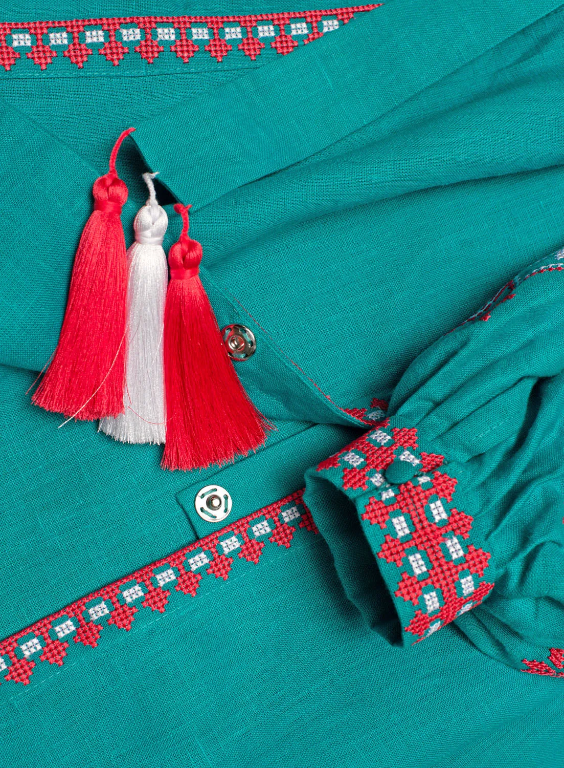Turquoise Boho style Kaftan