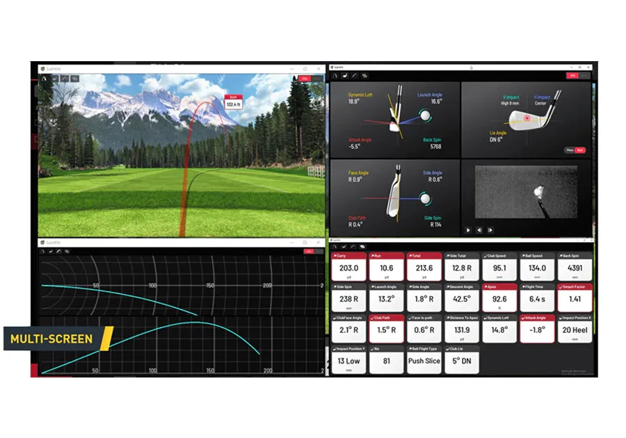 Uneekor EYE XO2 Launch Monitor & Golf Simulator
