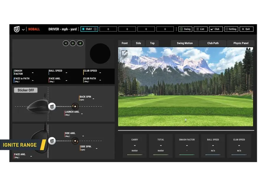 Uneekor QED Launch Monitor & Golf Simulator