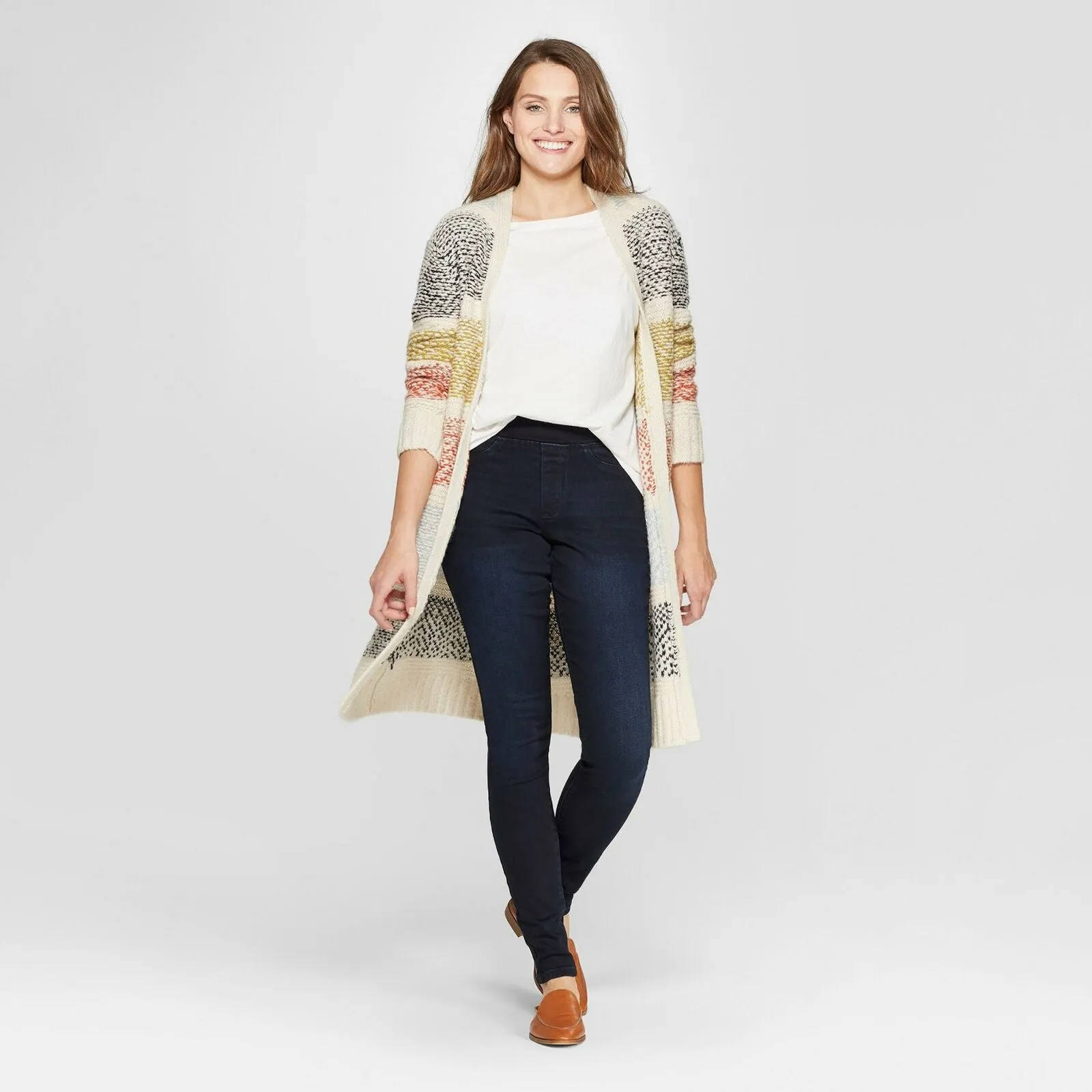 Universal Thread Women's Dark Wash High Rise Pull On Jeggings