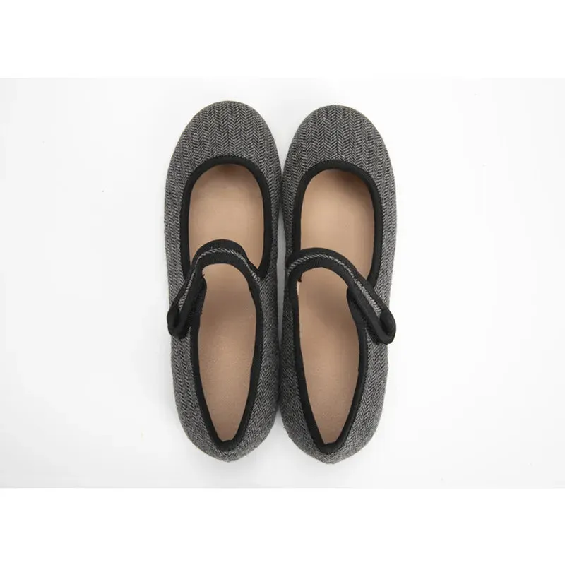 Velvet Mary Jane Shoes for Kids