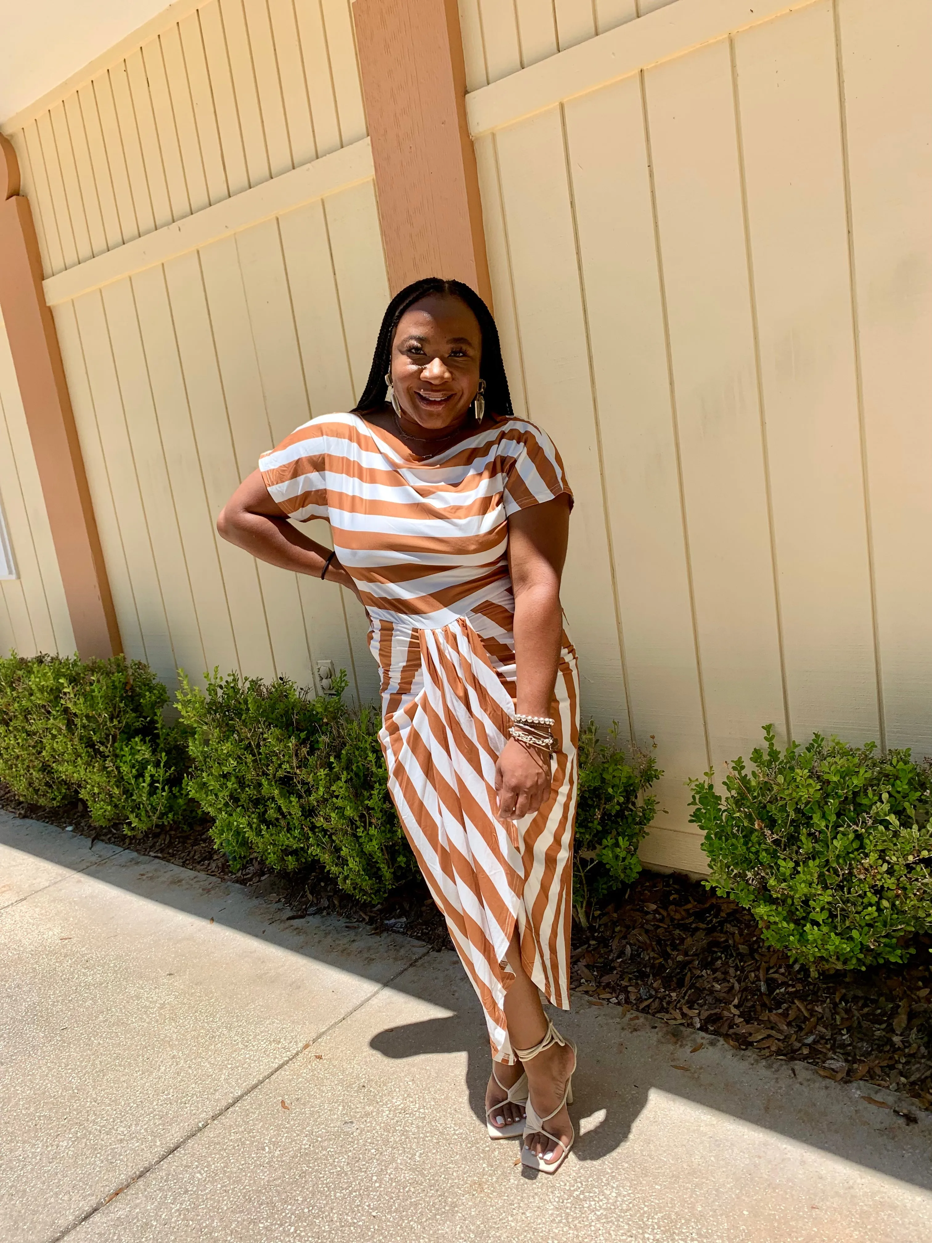 Venetian Stripe Dress