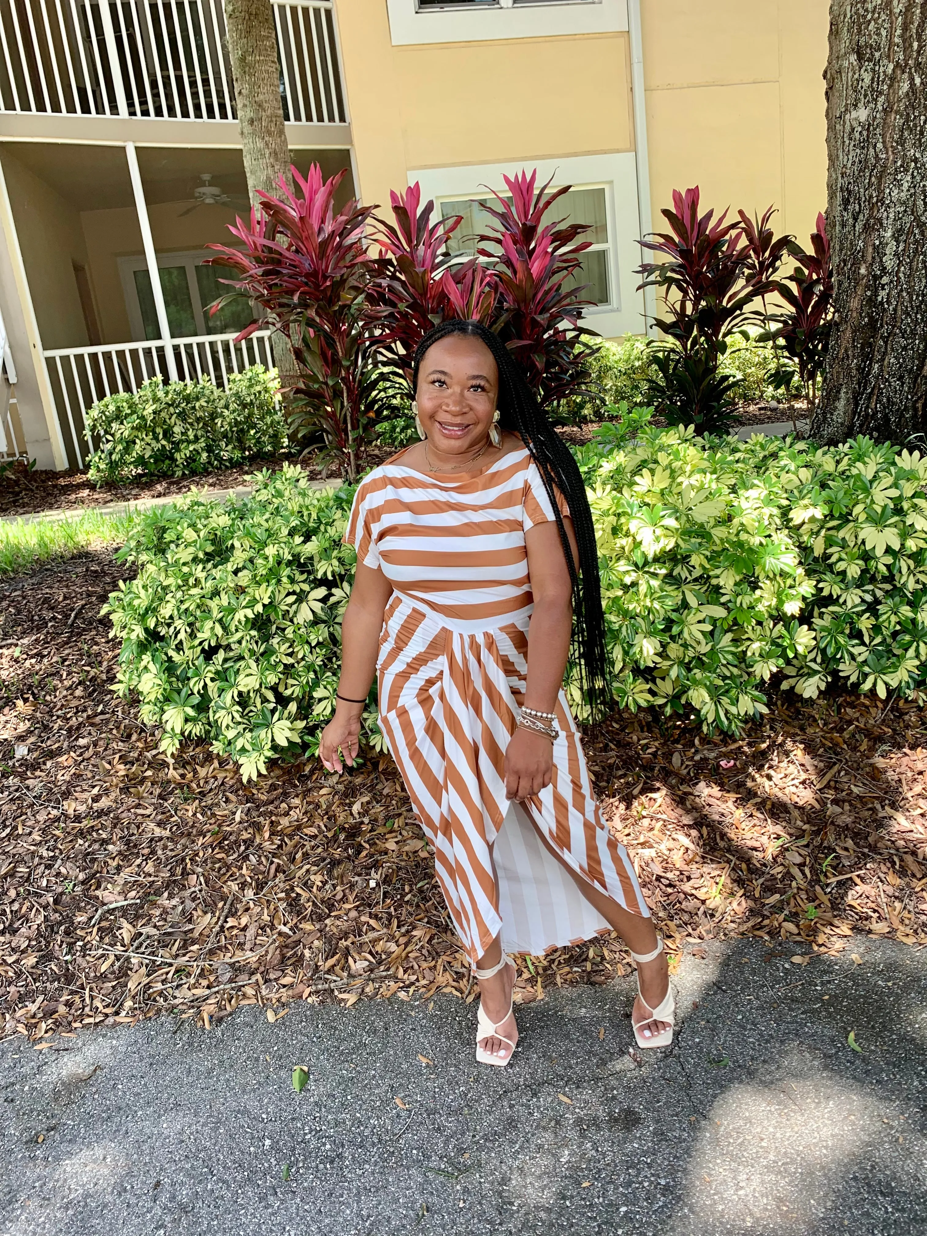 Venetian Stripe Dress