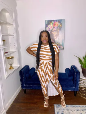 Venetian Stripe Dress