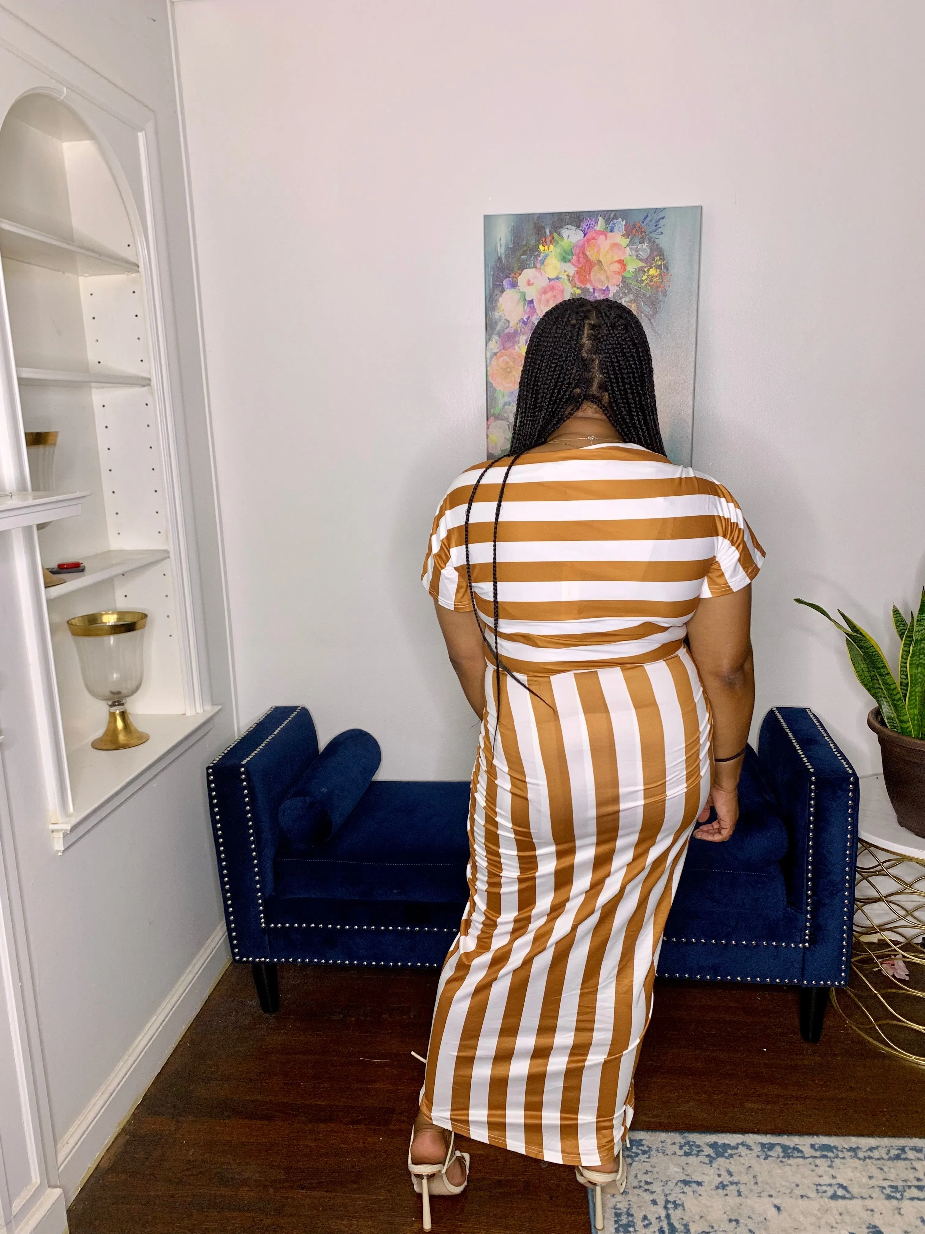 Venetian Stripe Dress
