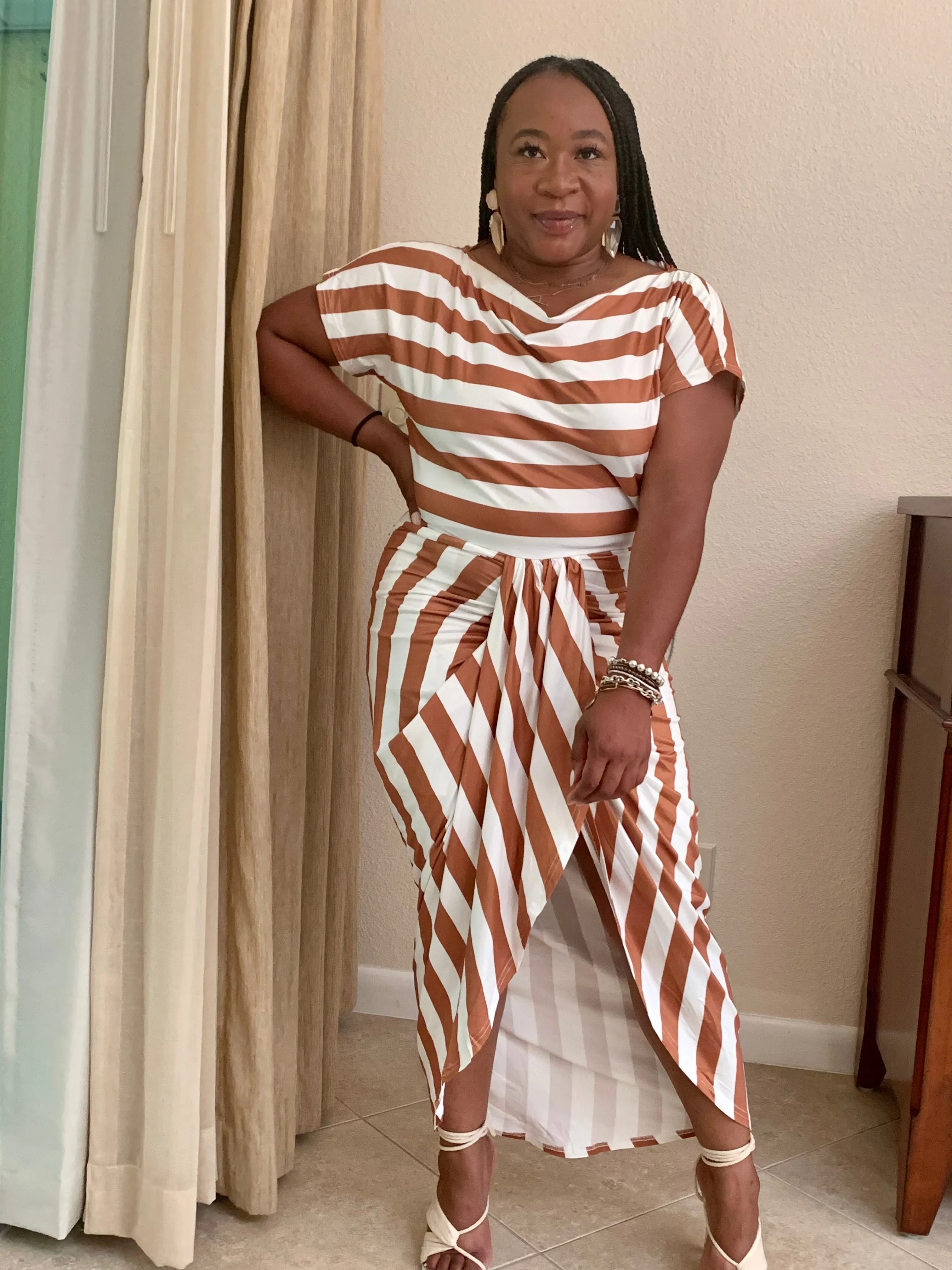 Venetian Stripe Dress