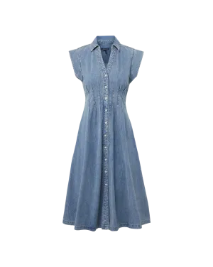 VERONICA BEARD RUBEN MIDI DRESS