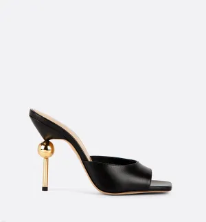 Viola Mules Gold Mirror Sphere