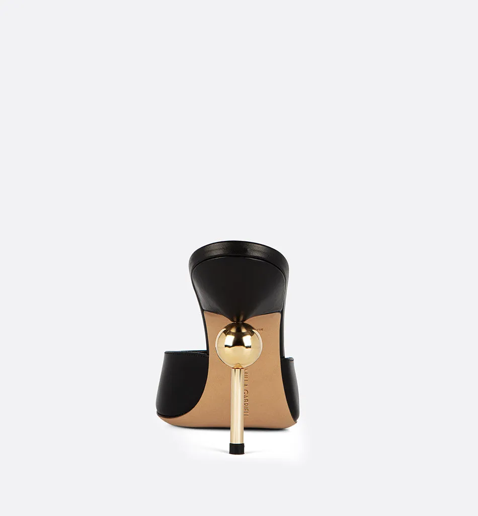 Viola Mules Gold Mirror Sphere