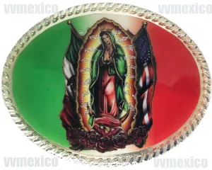 VIRGEN DE GUADALUPE Virgin Mary belt buckle