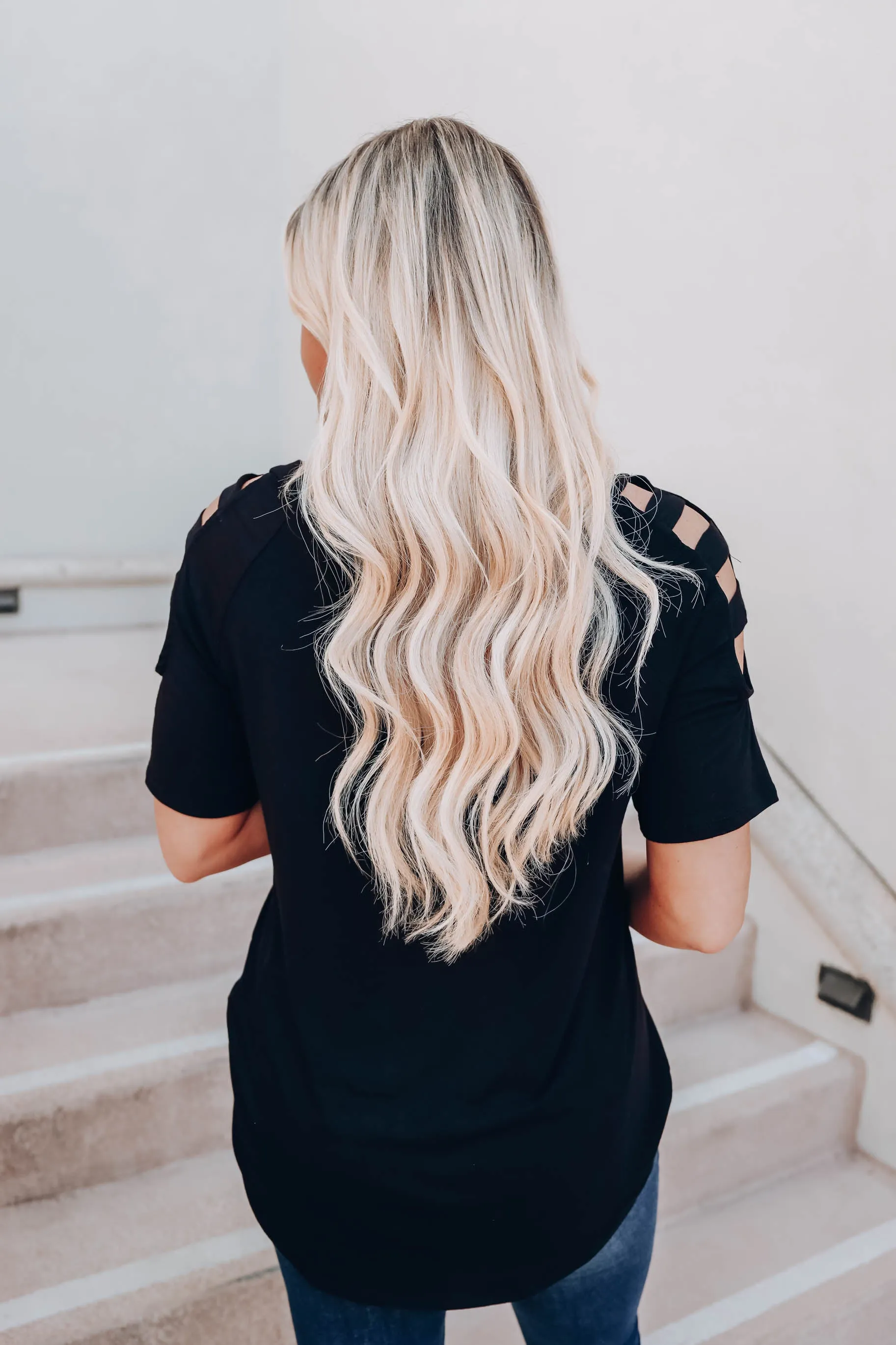 Walk This Way Top - Black