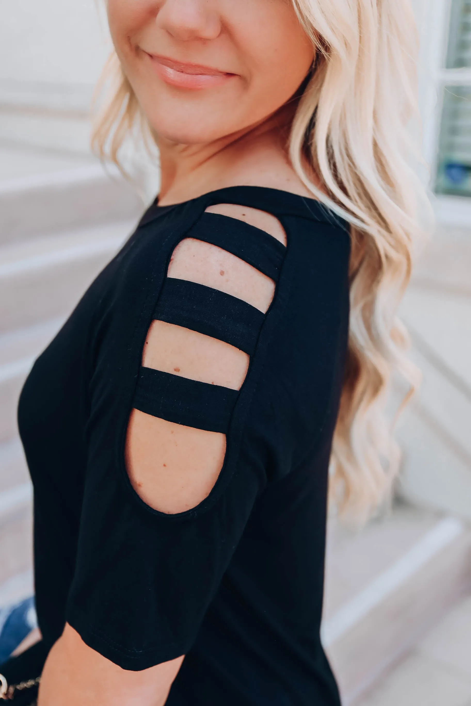 Walk This Way Top - Black