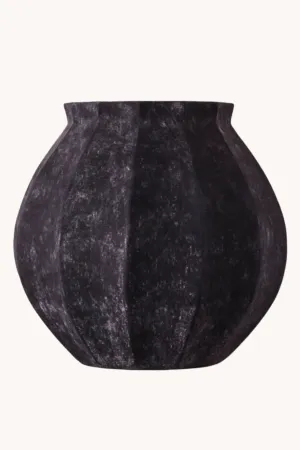 Wedges Vase Black | Dusty Deco