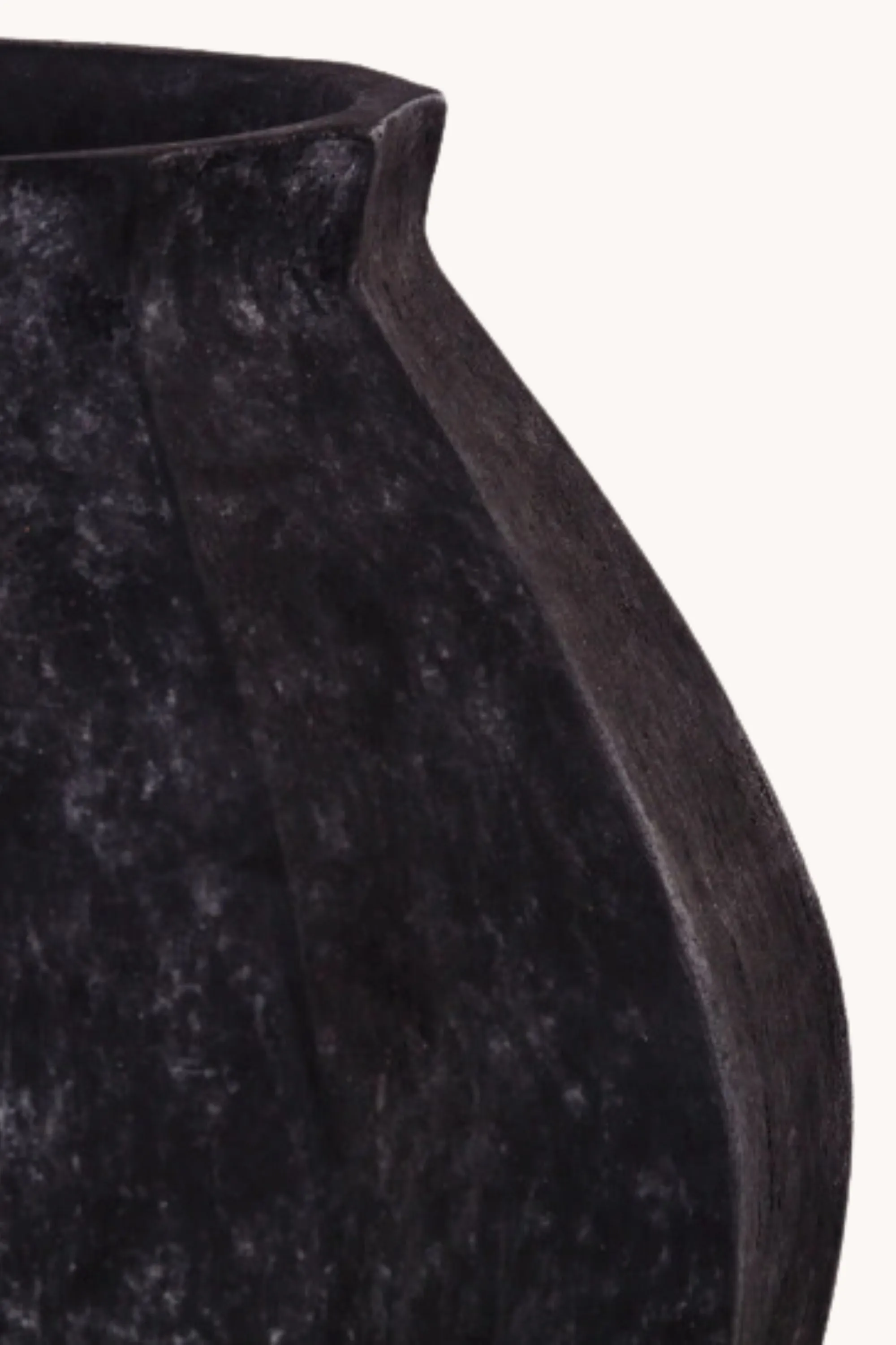 Wedges Vase Black | Dusty Deco