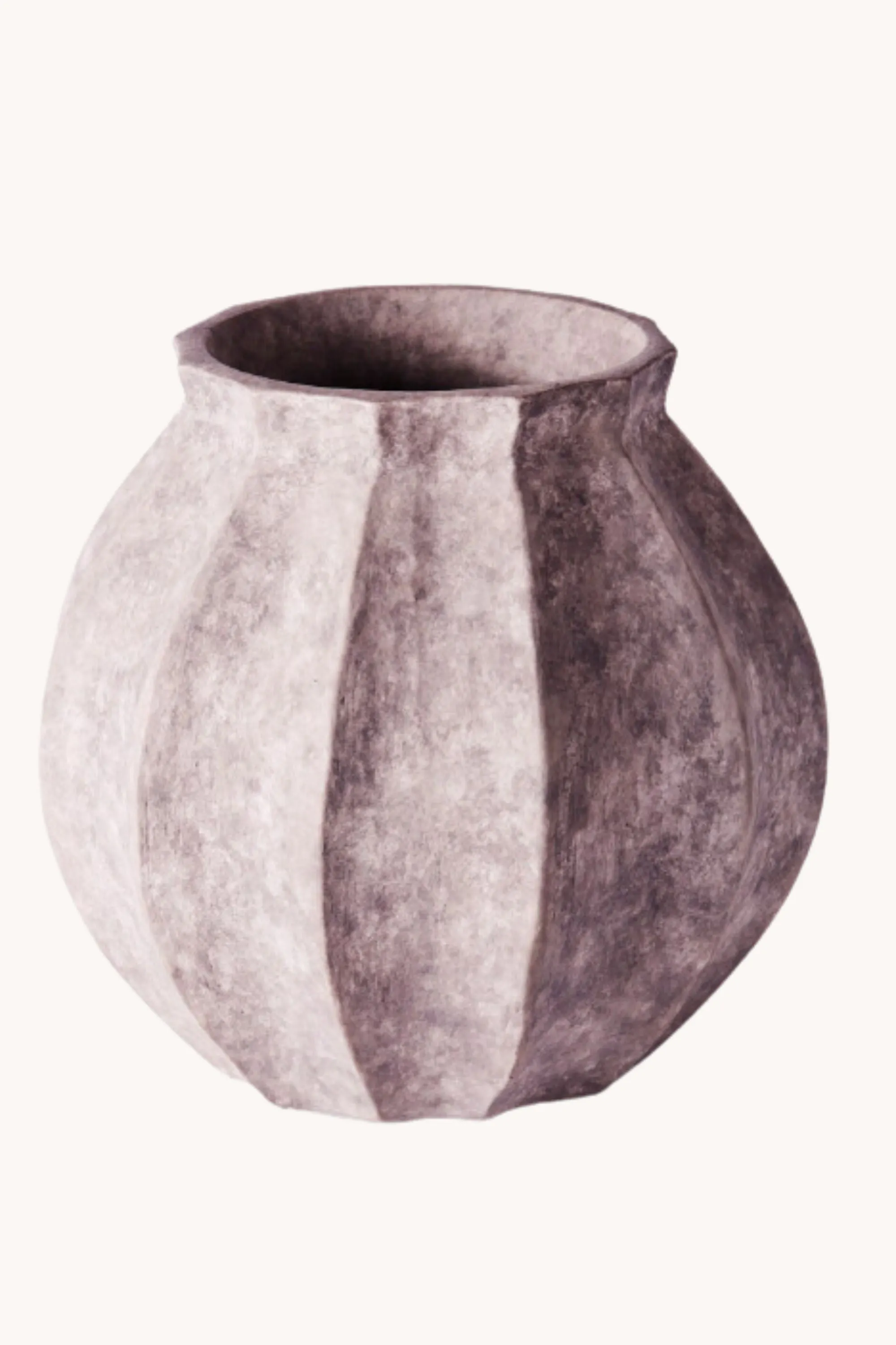 Wedges Vase Grey | Dusty Deco