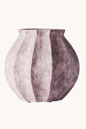 Wedges Vase Grey | Dusty Deco