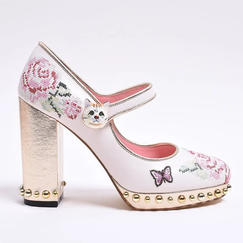 Whimsical Elegance Mary Janes Women Shoes