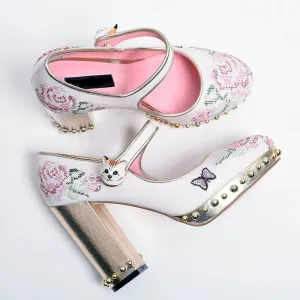 Whimsical Elegance Mary Janes Women Shoes