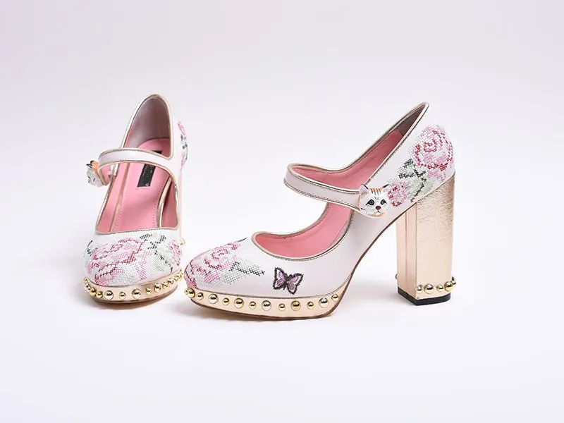 Whimsical Elegance Mary Janes Women Shoes