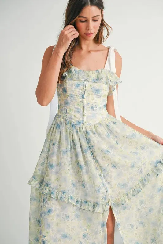 WHISPERING PETALS MAXI DRESS