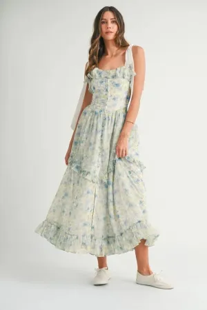 WHISPERING PETALS MAXI DRESS