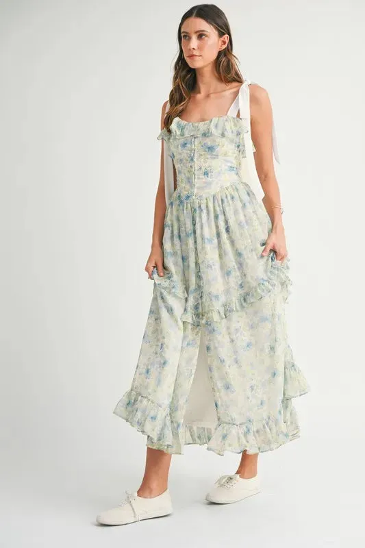 WHISPERING PETALS MAXI DRESS