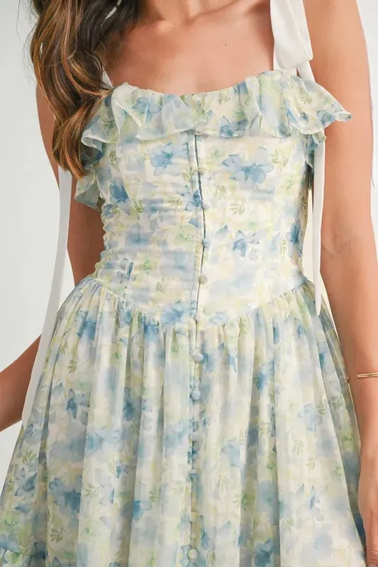 WHISPERING PETALS MAXI DRESS