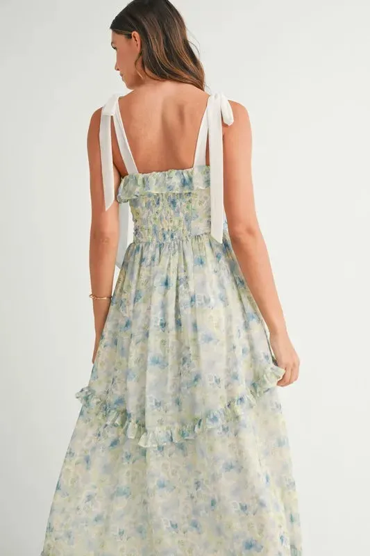WHISPERING PETALS MAXI DRESS