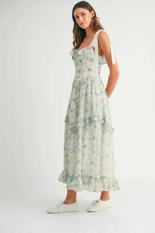 WHISPERING PETALS MAXI DRESS