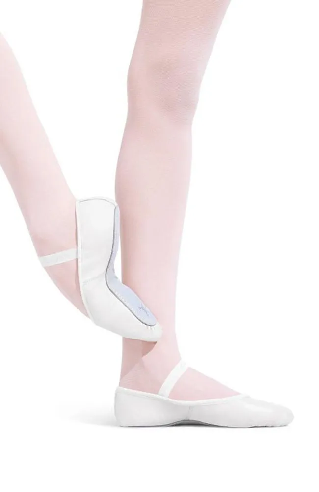 White Daisy Full Sole Ballet Slippers - Toddler (Size 8-9.5)