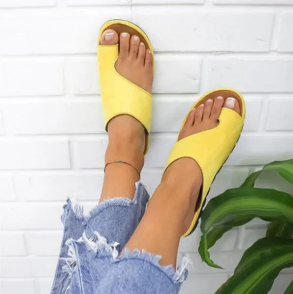 Women Shoes  Nuevo Flat Bottom Toe Sleeve Chaussures Femme Platform Sandals