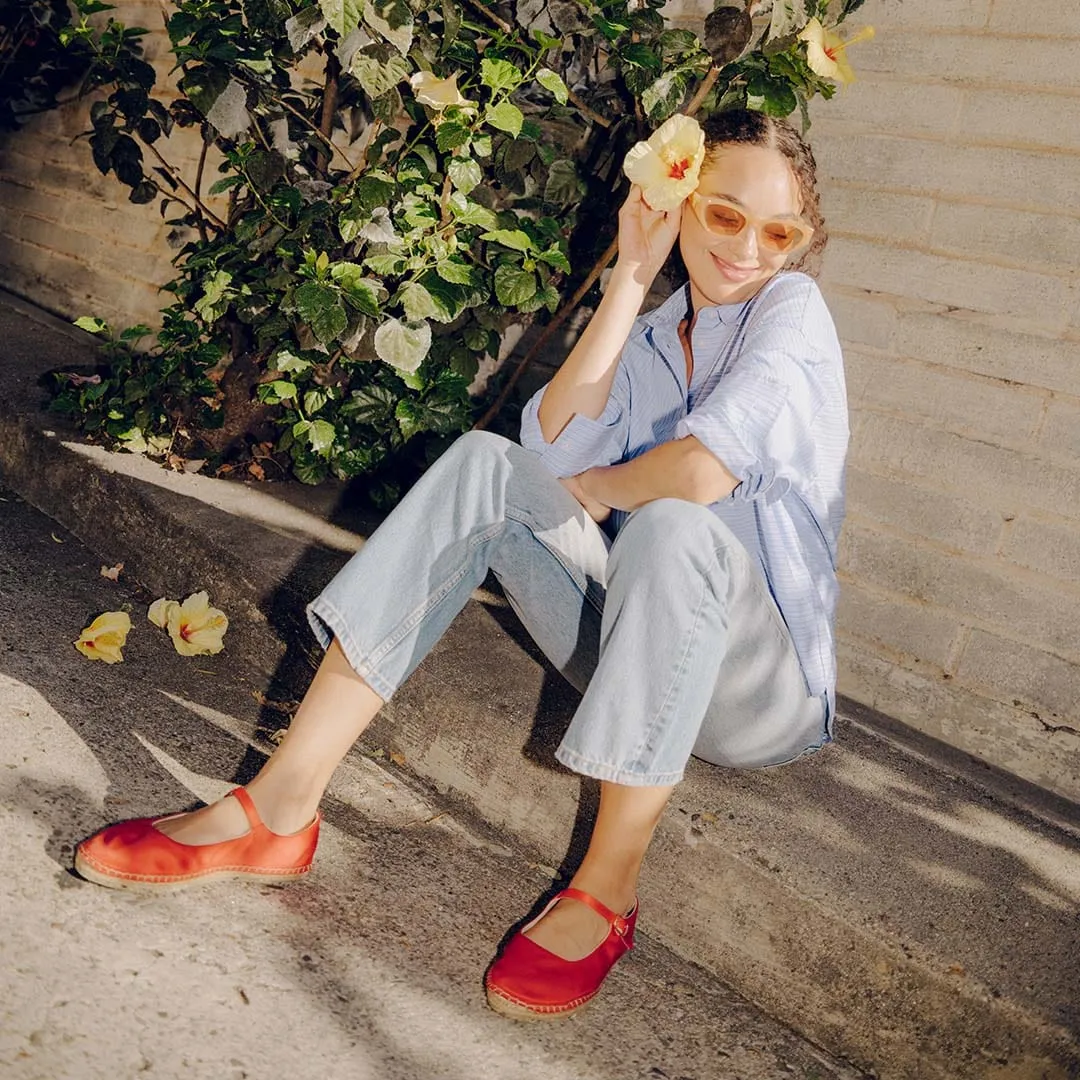 Womens - Miramar Espadrille - Strawberry
