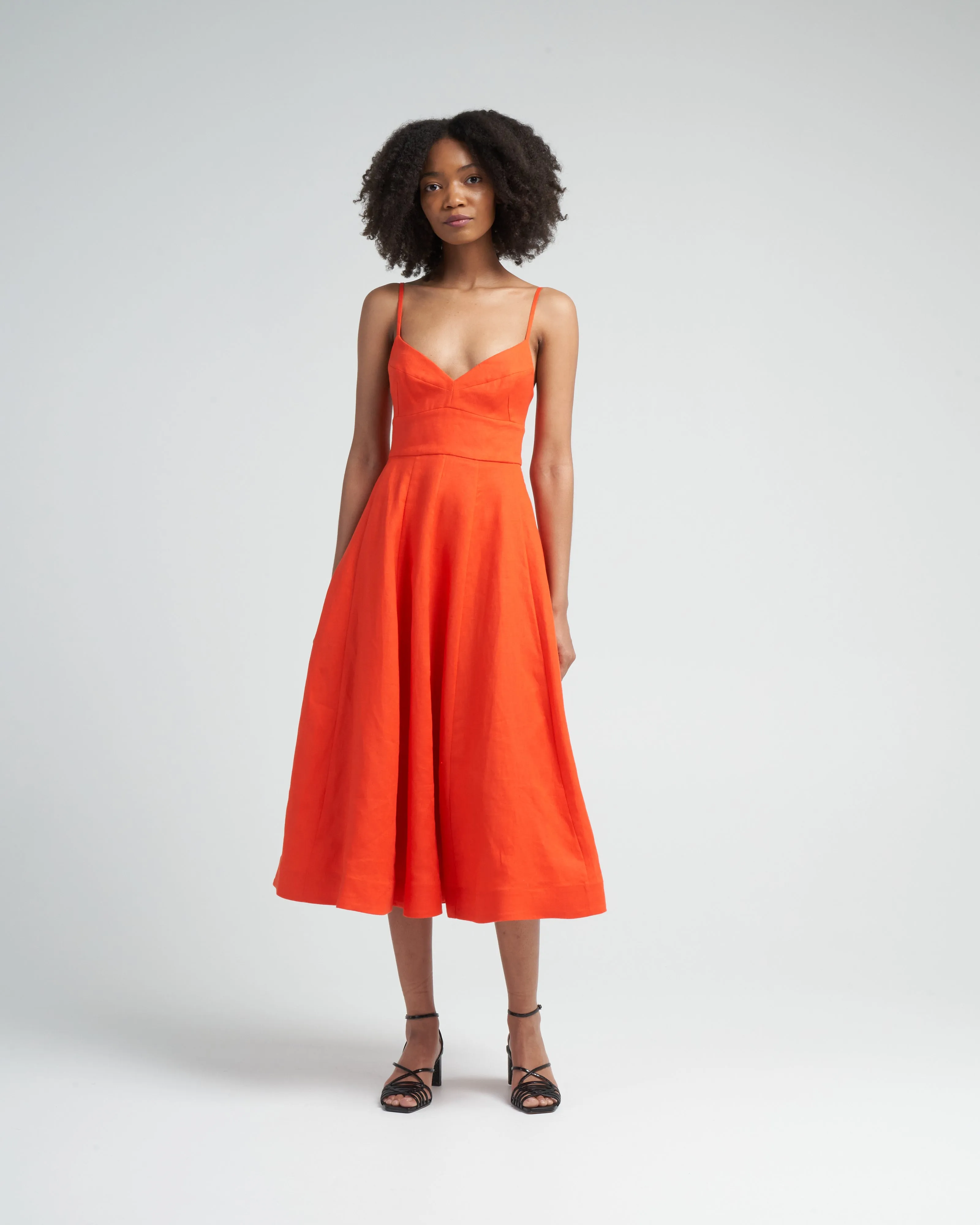 wonderland picnic dress - red