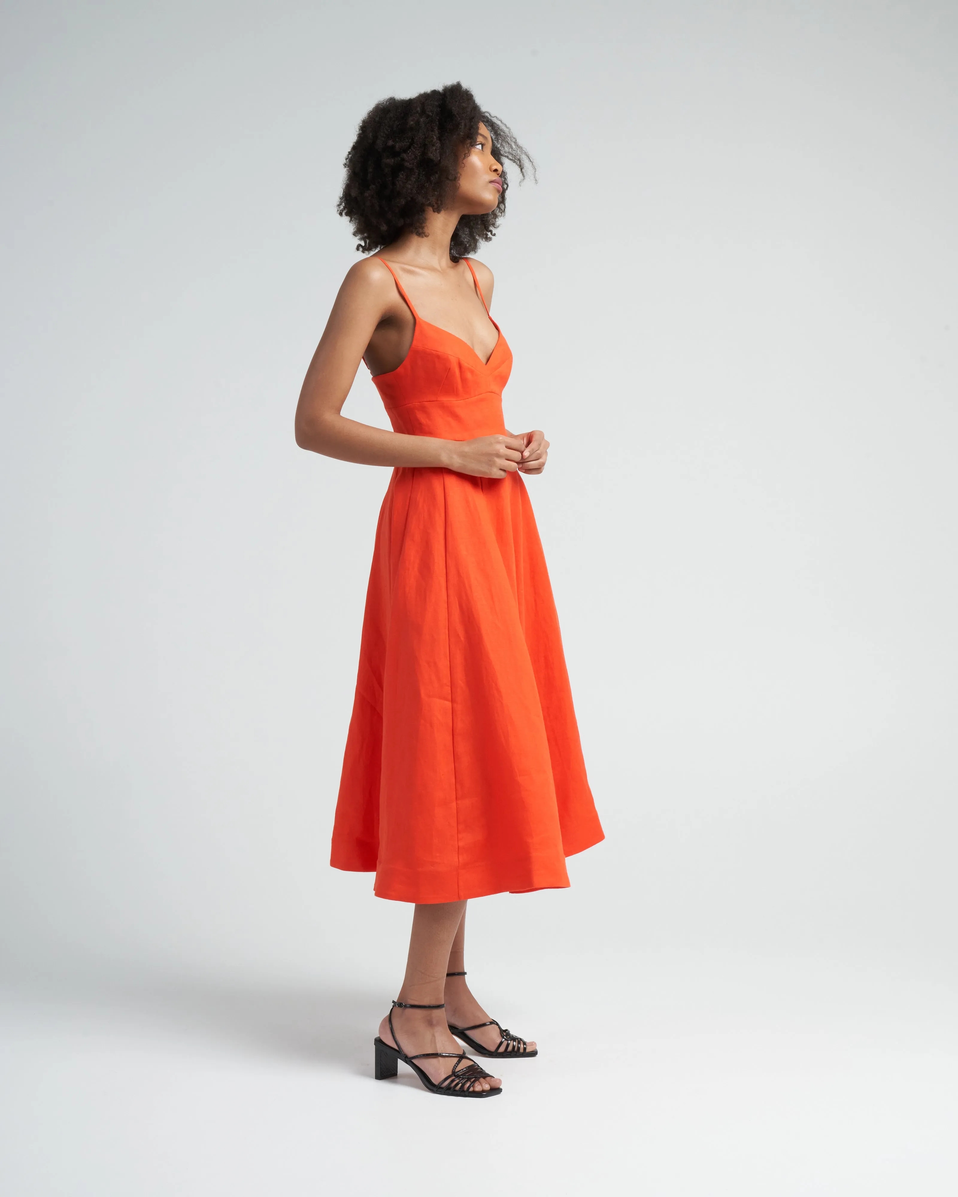 wonderland picnic dress - red