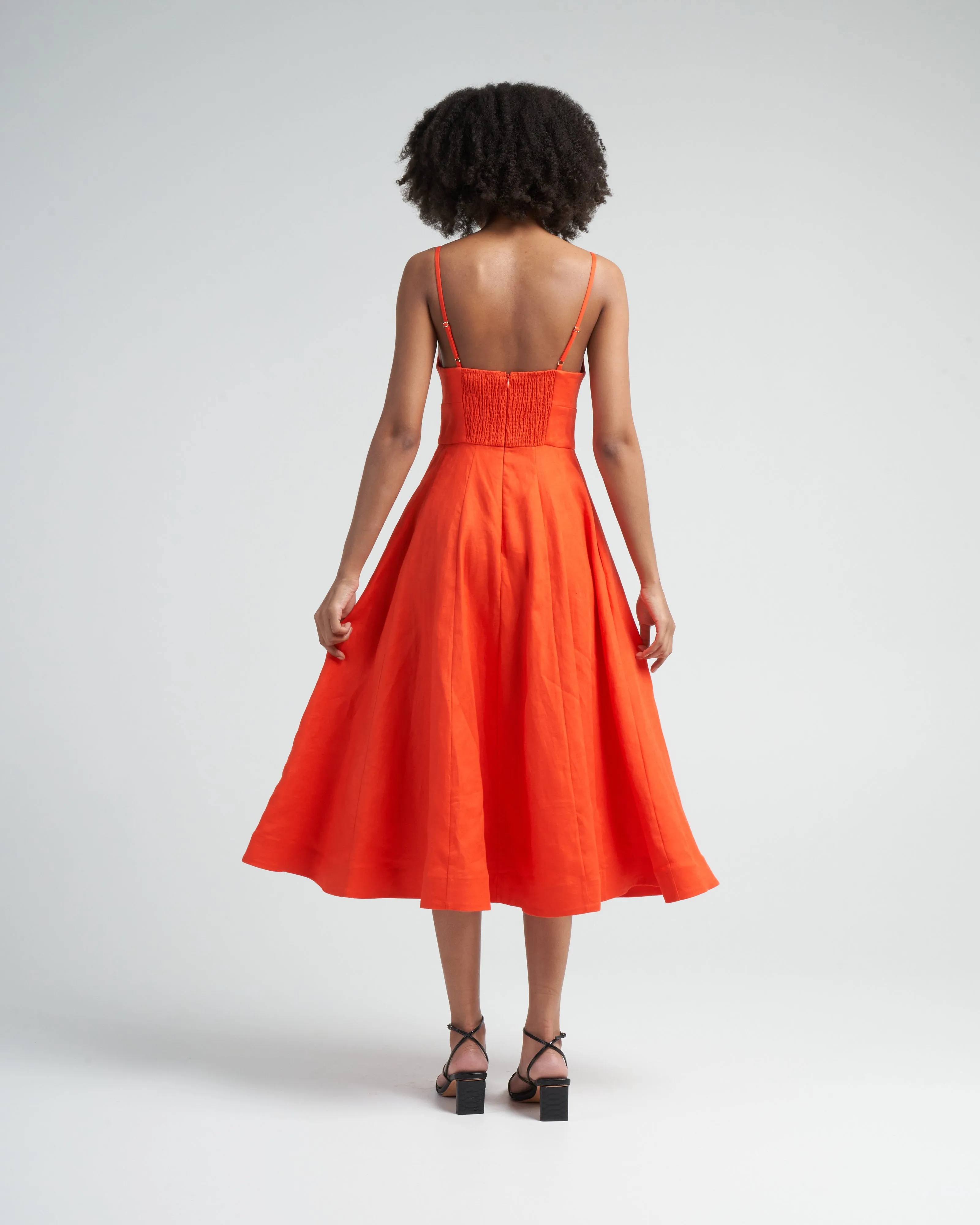 wonderland picnic dress - red