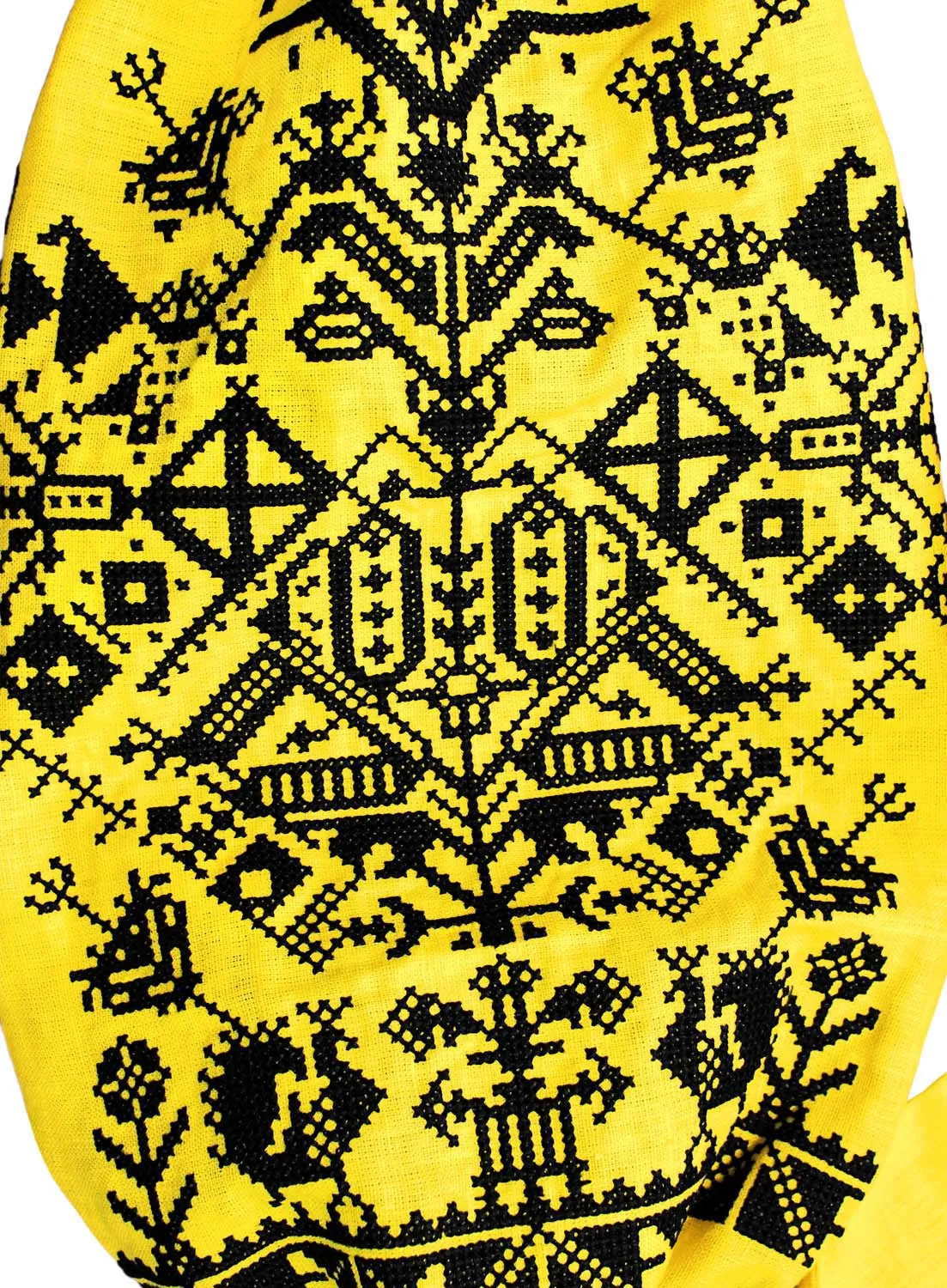 Yellow Boho style Kaftan